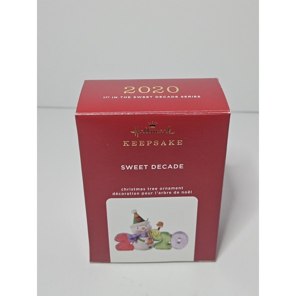 2020 Hallmark Keepsake Sweet Decade #1 Snowman Christmas Ornament Boxed QXR9154 - Picture 2 of 8